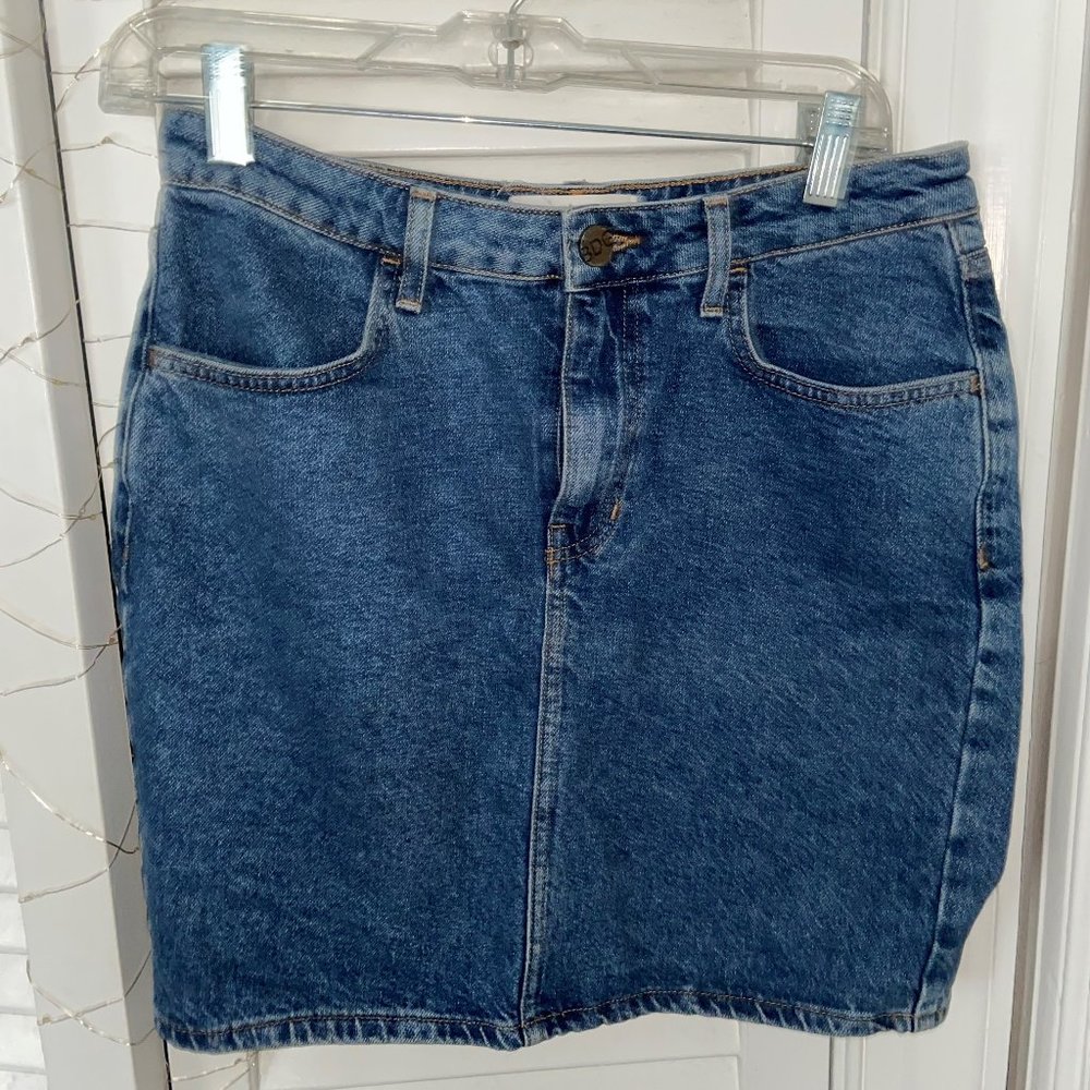 jean skirt